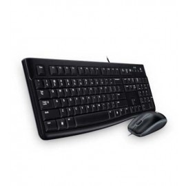 Logitech MK120 USB Ruso Negro