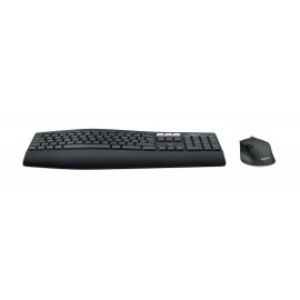 Logitech MK850 RF Wireless + Bluetooth QWERTZ Alemán Negro