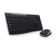 Logitech Wireless Combo MK270 teclado Ratón incluido RF inalámbrico QWERTY Ruso Negro