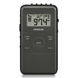 Sangean DT-140 Portátil Digital Negro, Gris