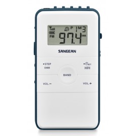 Sangean DT-140 Portátil Digital Azul, Blanco