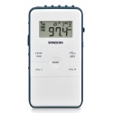 Sangean DT-140 Portátil Digital Azul, Blanco