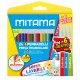 MITAMA - Mitama Pennarelli Super Lavabili Presa Triangolare pz. 24 marcador 30 pieza(s) Punta fina Multicolor - 8026624619963