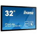 iiyama ProLite TF3215MC-B2 pantalla para PC 80 cm (31.5'') 1920 x 1080 Pixeles Full HD LED Pantalla táctil Quiosco Negro