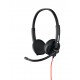 Bluestork MC301 auricular y casco Auriculares Alámbrico Diadema Oficina/Centro de llamadas Negro