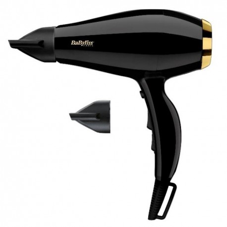 BaByliss Super Pro 2300 secador 2300 W Negro, Oro