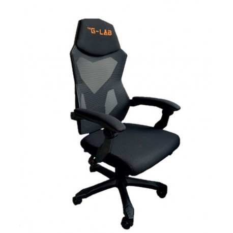 The G-Lab KS-RHODIUM-A silla para videojuegos Silla para videojuegos universal Asiento acolchado Negro