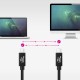 Nanocable Cable USB 4 Gen 3x2 40Gbps 5A/240W, USB-C/M-USB-C/M, Negro, 1.8 m