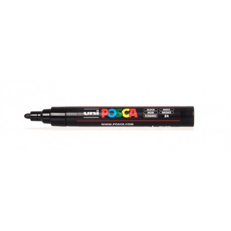 POSCA PC-5M marcador Punta redonda Negro