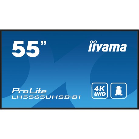 iiyama LH5565UHSB-B1 pantalla de señalización Diseño de quiosco 138,7 cm (54.6'')