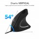 SUBBLIM Ratón GLIDE VERTICAL ERGO WIRED MOUSE BLACK