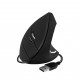 SUBBLIM Ratón GLIDE VERTICAL ERGO WIRED MOUSE BLACK