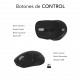 SUBBLIM Ratón CURVE ERGO DUAL MOUSE BATTERY BLACK