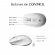 SUBBLIM Ratón CURVE ERGO DUAL MOUSE BATTERY WHITE