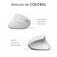 SUBBLIM - SUBBLIM Ratón GLIDE VERTICAL ERGO WIRED MOUSE WHITE - submo-edgvu02