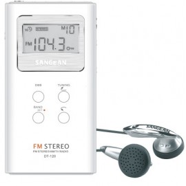 Sangean DT-120 Portátil Digital Blanco