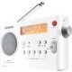 Sangean PR-D7 radio Portátil Digital Blanco