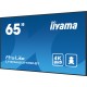 iiyama LH6565UHSB-B1 pantalla de señalización Diseño de quiosco 163,8 cm (64.5'')