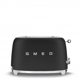 SMEG - TSF01BLMEU tostadora 6 2 rebanada(s) 950 W Negro, Acero inoxidable - TSF01BLMEU