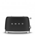 SMEG - TSF01BLMEU tostadora 6 2 rebanada(s) 950 W Negro, Acero inoxidable - TSF01BLMEU