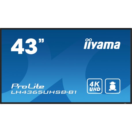 IIYAMA - iiyama LH4365UHSB-B1 pantalla de señalización Diseño de quiosco 108 cm