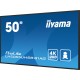 IIYAMA - iiyama LH5065UHSB-B1AG pantalla de señalización Pantalla plana