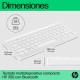 HP Teclado multidispositivo compacto 350 con Bluetooth