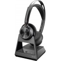 POLY Auricular VFOCUS2-M certificado para Microsoft Teams con USB-C y soporte de carga