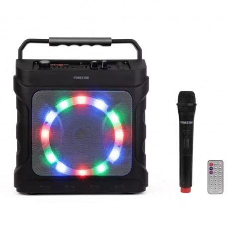 Altavoz portatil fonestar partybox 20w rms - jack - funcion karaoke - bluetooth - usb