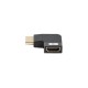 Lanberg AD-HDMI-09 adaptador de cable de vídeo HDMI tipo A (Estándar) Negro, Plata