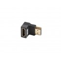 Lanberg AD-HDMI-07 adaptador de cable de vídeo HDMI tipo A (Estándar) Negro, Plata