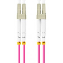 Lanberg FO-LULU-MD41-0005-VT Cable de fibra óptica e InfiniBand 0,5 m LC Púrpura