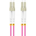 Lanberg FO-LULU-MD41-0005-VT Cable de fibra óptica e InfiniBand 0,5 m LC Púrpura