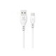 CABLE UNICO USB TIPO(C) A USB(A) 2.4A 0.5M PVC