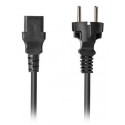 Lanberg CA-C13C-15CC-0018-BK cable de transmisión Negro 1,8 m C13 acoplador CEE7/7