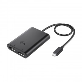 I-TEC - i-tec USB-C Dual 4K/60Hz (single 8K/30Hz) DP Video Adapter - C31DUAL4K60DP