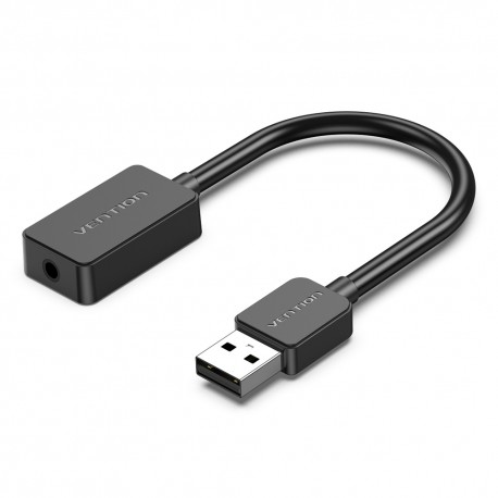 VENTION - Vention Tarjeta de Sonido CDZB0/ USB Macho - 2x Jack 3.5 Hembra - CDZB0