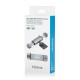 AISENS Lector de Tarjetas SD, Micro SD, MMC, RS-MMC, MMC Micro, USB-A y USB-C, Gris