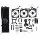 Cooler Master MasterLiquid 360 ATMOS Procesador Kit de refrigeración líquida 12 cm Negro