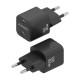 AISENS Cargador Gan 30W, 1xUSB-C PD3.0 QD4.0, Negro