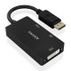 AISENS Conversor Displayport V1.2 a VGA/DVI/HDMI, DP 1.2/M-VGA/H-DVI/H-HDMI/H 4K, Negro, 15cm