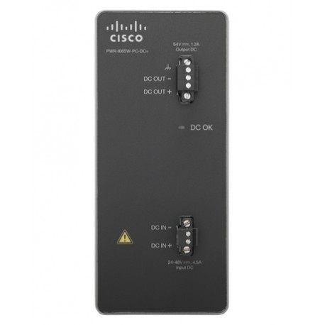 Cisco PWR-IE65W-PC-DC adaptador e inversor de corriente 65 W Interior Negro