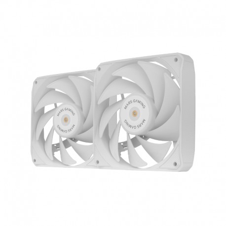 KIT 2 VENTILADORES AUXILIAR MFPROX2 BLANCO MARS GAMING