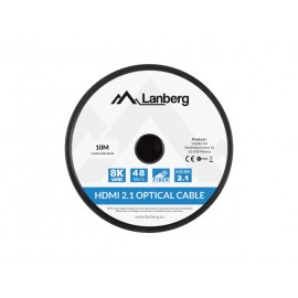 Lanberg CA-HDMI-30FB-0100-BK cable HDMI 10 m HDMI tipo A (Estándar) Negro