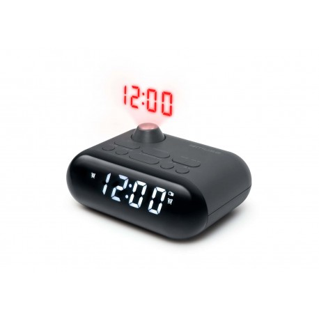 M-179 P radio Reloj Digital Negro