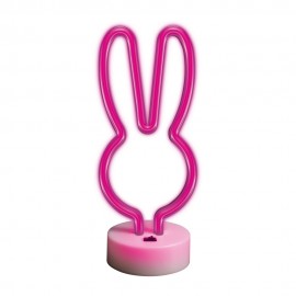 Lampara forever neon led light rabbit pink