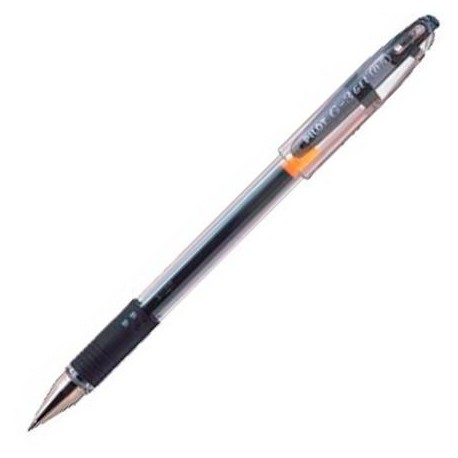 PILOT BOLÍGRAFO G-3 C/ GRIP TINTA DE GEL 0.5MM NEGRO -12U-