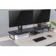 Gembird MS-TABLE2-01 soporte para monitor Negro Escritorio