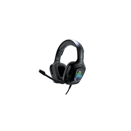 The G-Lab Korp Cobalt 7.1 Auriculares Alámbrico De mano Juego USB tipo A Negro