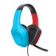 Trust GXT 416S Zirox Auriculares Alámbrico Diadema Juego Negro, Cian, Rojo